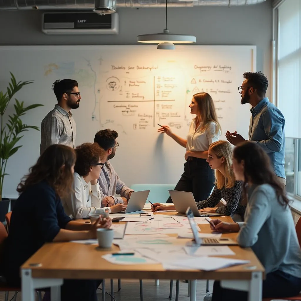 Team collaboration session